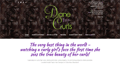 Desktop Screenshot of dianeforcurls.com